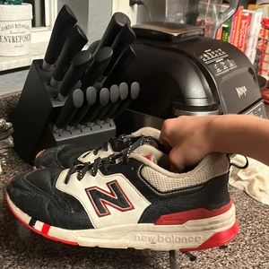 New Balance 997H Black Team Red